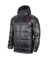 Men's Anthracite Oklahoma Sooners Team Full-Zip Hoodie Jacket