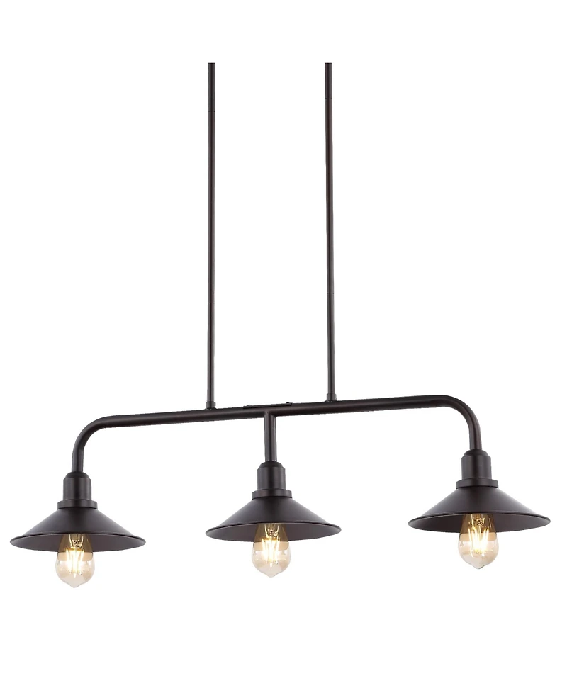 Cade 3-Light Metal Farmhouse Industrial Led Pendant