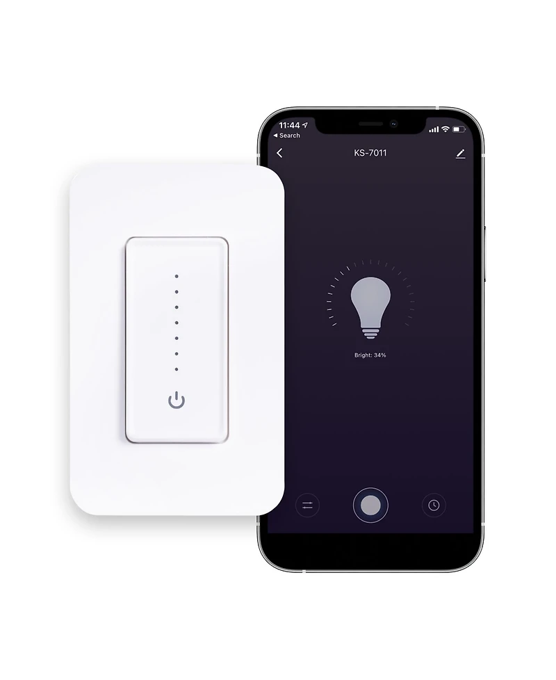 Smart Lighting Touch or Slide Dimmer Switch - Wi-Fi Remote App Control