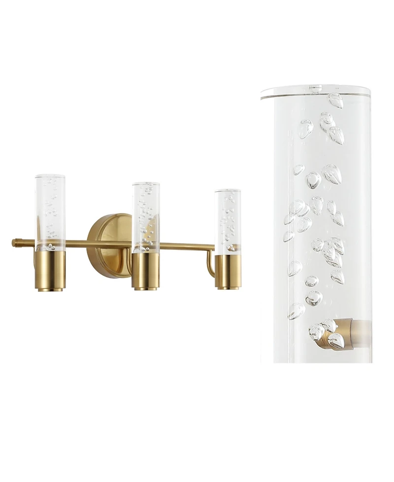 Bolha 3-Light Minimalist Modern Bubble Integrated Led Vanity Light