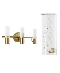 Bolha 3-Light Minimalist Modern Bubble Integrated Led Vanity Light