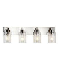 Irving 3-Light Seeded Modern Contemporary Led Vanity Light