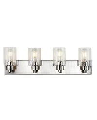 Irving 3-Light Seeded Modern Contemporary Led Vanity Light