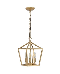 Ojai 3-Light Classic Modern Lantern Led Pendant