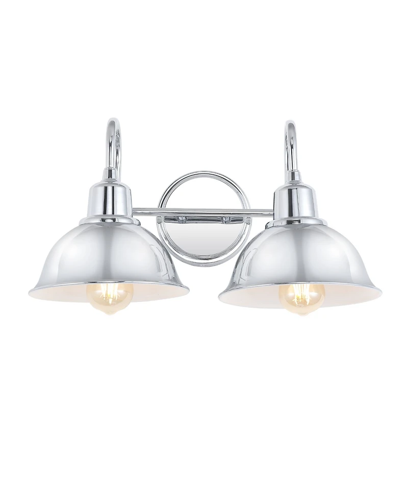 Frisco 2-Light Farmhouse Industrial Led Vanity