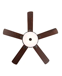 Circe 3-Light Transitional Glam Drum Shade Led Ceiling Fan with Remote