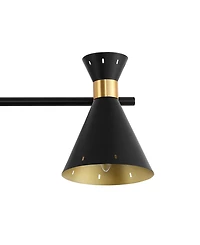 Elroy 3-Light Iron Retro Contemporary Led Track Light