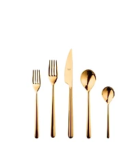 Linea Oro Flatware Set, 5 Piece