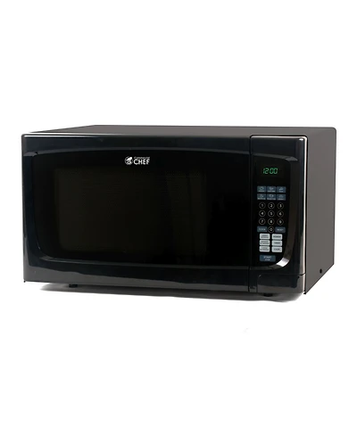 1.6 Cu. Ft. Counter Top Microwave, black
