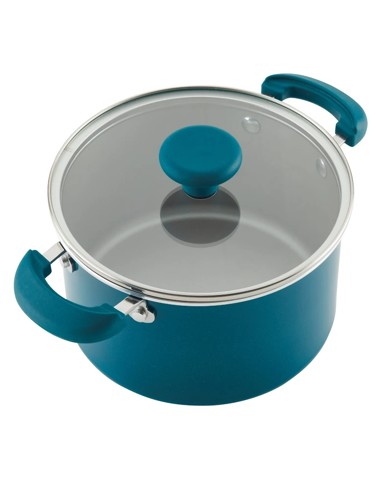 Rachael Ray Create Delicious Stackable Nonstick 8-Pc. Cookware Set