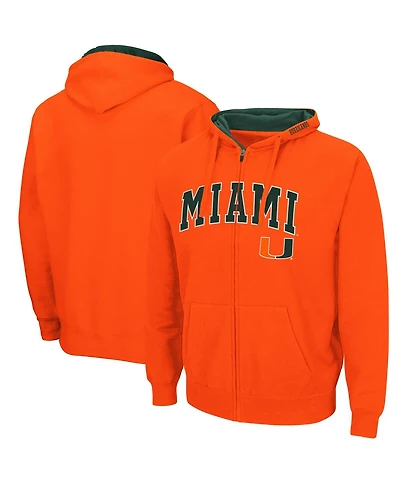 Men's Miami Hurricanes Arch Logo 3.0 Full-Zip Hoodie