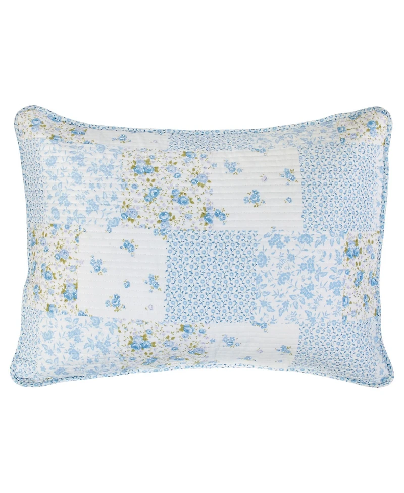 Laura Ashley Kenna Cotton Reversible -Pc. Quilt Set