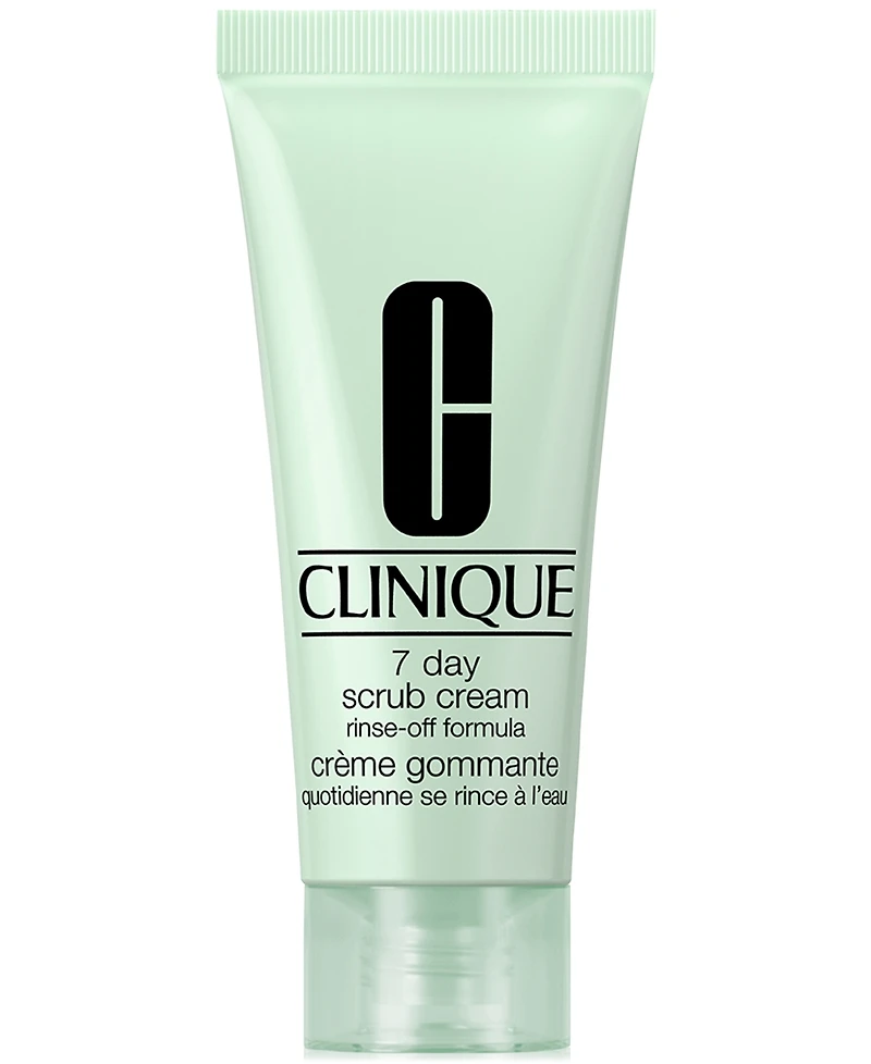 Clinique Mini 7 Day Face Scrub Cream Rinse-Off Formula, 0.5 oz