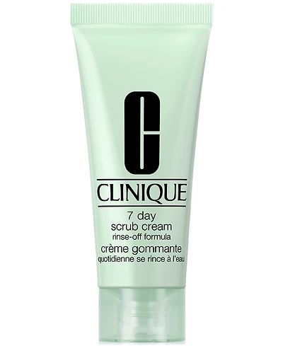 Clinique Mini 7 Day Face Scrub Cream Rinse-Off Formula, 0.5 oz