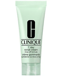 Clinique Mini 7 Day Face Scrub Cream Rinse-Off Formula, 0.5 oz