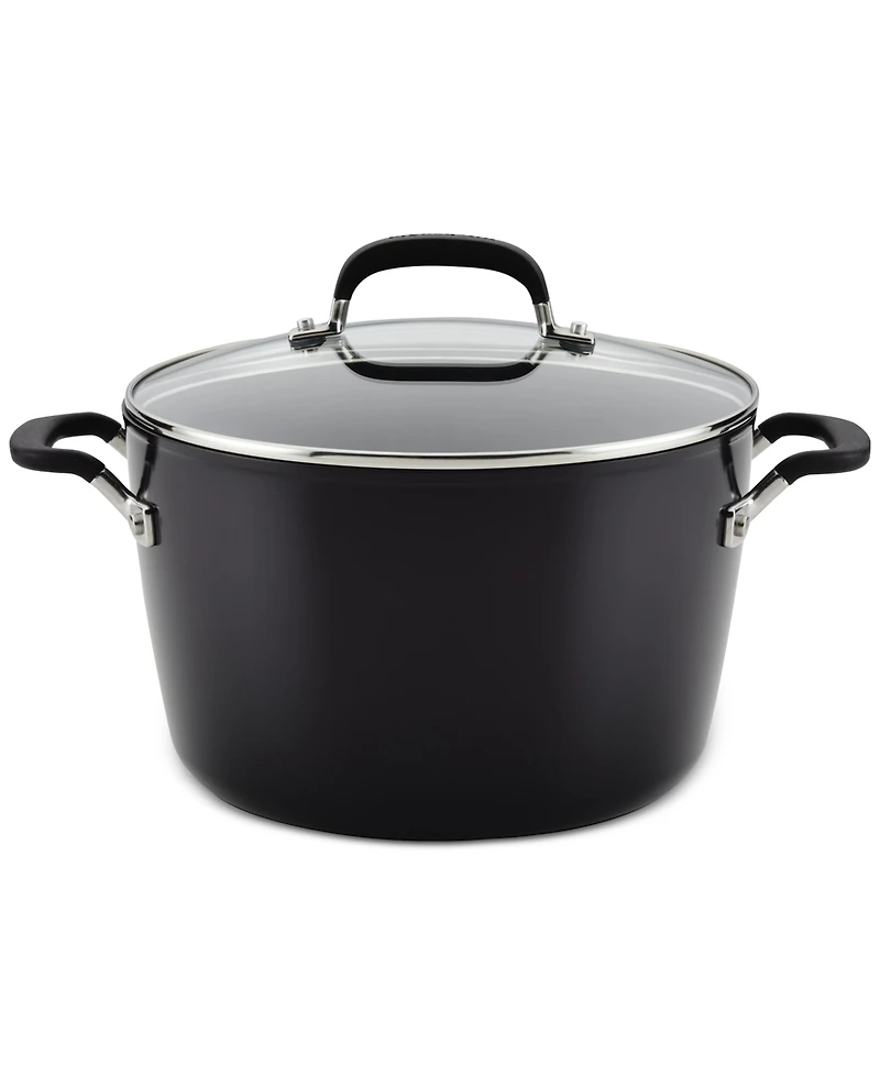 KitchenAid Hard Anodized 8 Quart Nonstick Stockpot with Lid