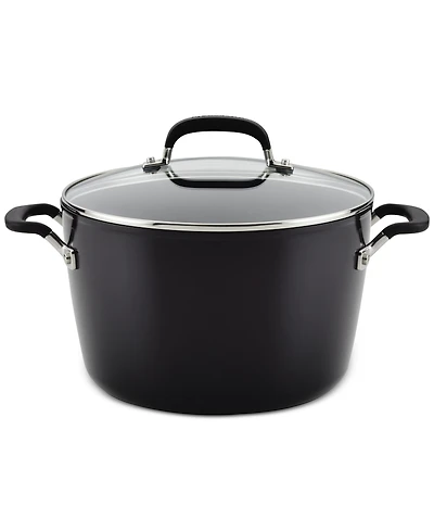 KitchenAid Hard Anodized 8 Quart Nonstick Stockpot with Lid
