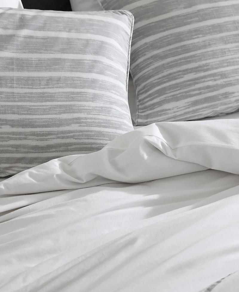 Closeout! Kenneth Cole New York Abstract Stripe Comforter Set, King
