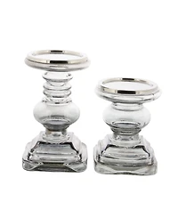 Traditional Candle Holders, Set of 2