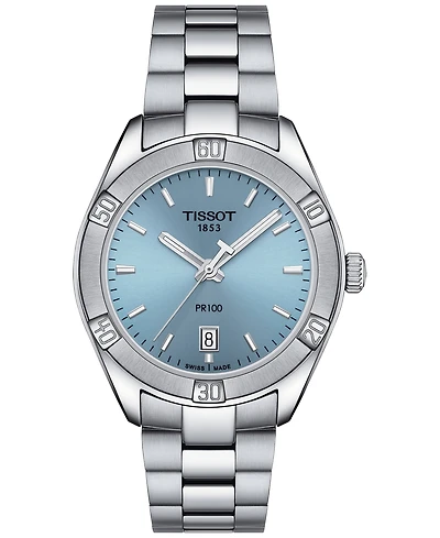 Tissot Women's Pr 100 Lady Sport Stainless Steel Bracelet Watch 36mm