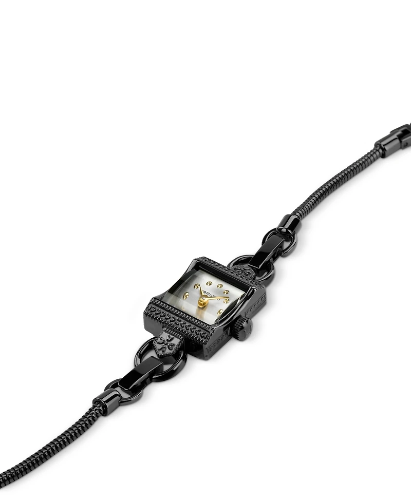 Hamilton American Classic Women's Black Pvd Stainless Steel Bracelet Watch 15mm x 19mm