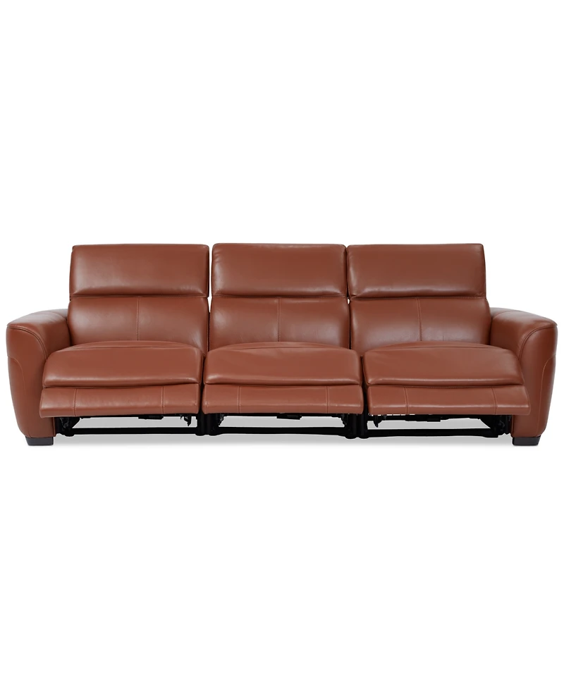 Lexanna -Pc. Leather Sofa with Power Motion Recliners