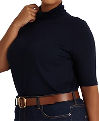 Lauren Ralph Plus Lightweight Turtleneck Sweater