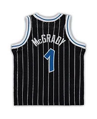 Baby Boys and Girls Mitchell & Ness Tracy McGrady Black Distressed Orlando Magic 2003/04 Hardwood Classics Retired Player Jersey