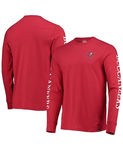 Men's Red Tampa Bay Buccaneers Franklin Long Sleeve T-shirt