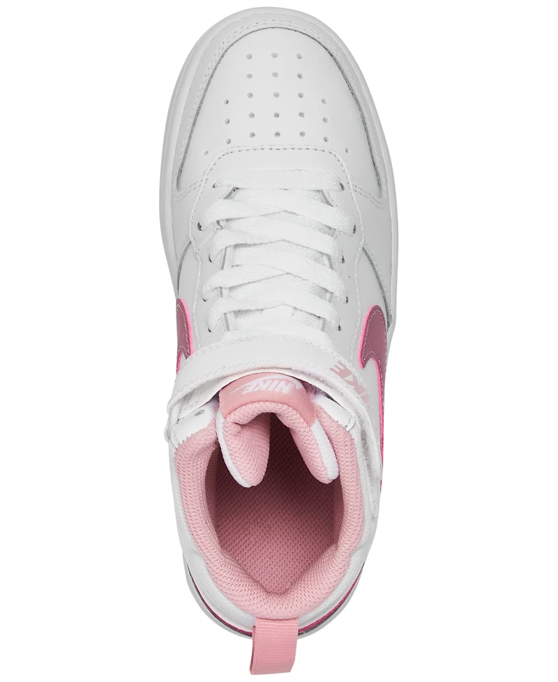 Nike Big Girls Court Borough Mid 2 Casual Sneakers from Finish Line