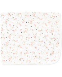 Little Me Baby Girls Sweet Vintage Rose Print Blanket