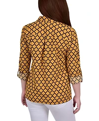 Women's 3/4 Roll Tab Shirt with Pockets