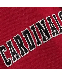 Big Boys Red Louisville Cardinals Logo Pullover Hoodie