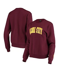 Women's Maroon Arizona State Sun Devils Campanile Pullover Sweatshirt