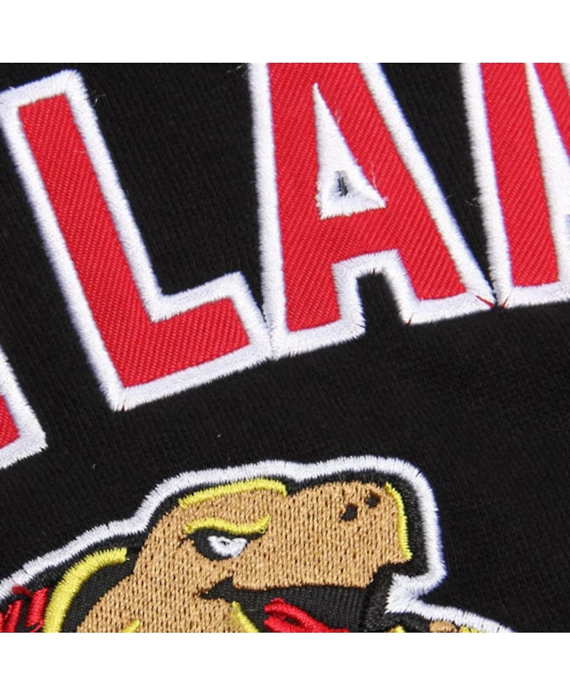 Women's Black Maryland Terrapins Arch and Logo 1 Pullover Hoodie