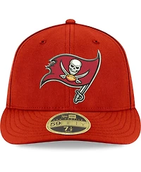 Men's Red Tampa Bay Buccaneers Omaha Low Profile 59FIFTY Fitted Team Hat