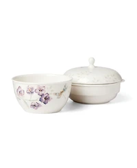 Butterfly Meadow 3-Piece Stackable Bowl Set