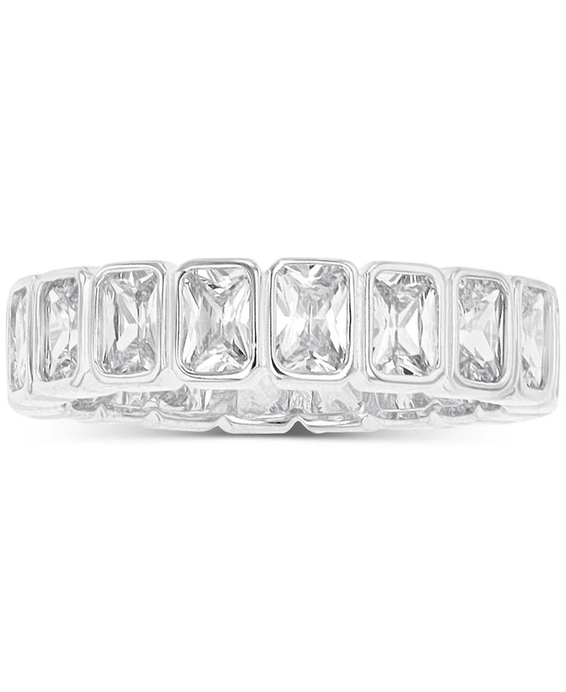 Lab-Grown Blue Spinel (1/5 ct. t.w.) & Yellow Cubic Zirconia Ring (Also White Zirconia)