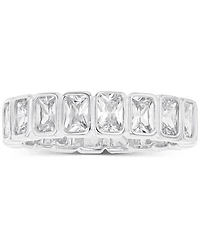 Lab-Grown Blue Spinel (1/5 ct. t.w.) & Yellow Cubic Zirconia Ring (Also White Zirconia)