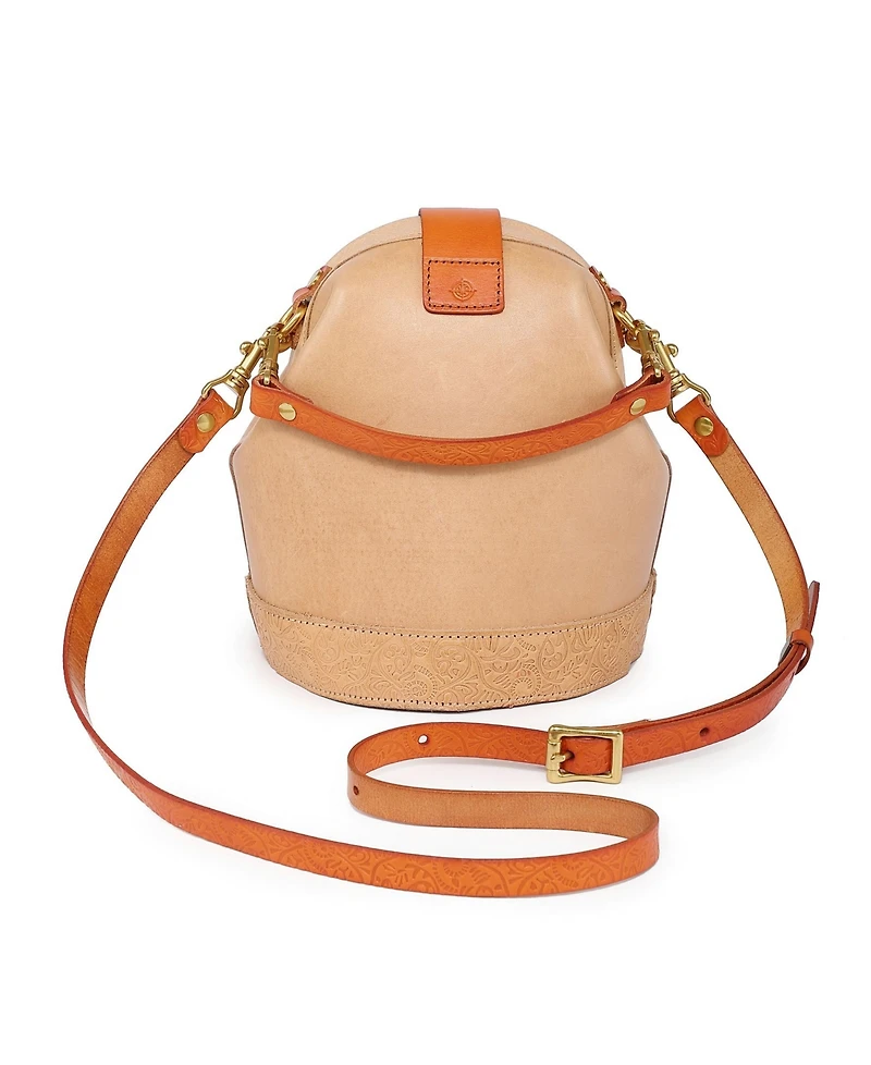 Old Trend Women's Genuine Leather Doctor Bucket Crossbody Convertible Bag