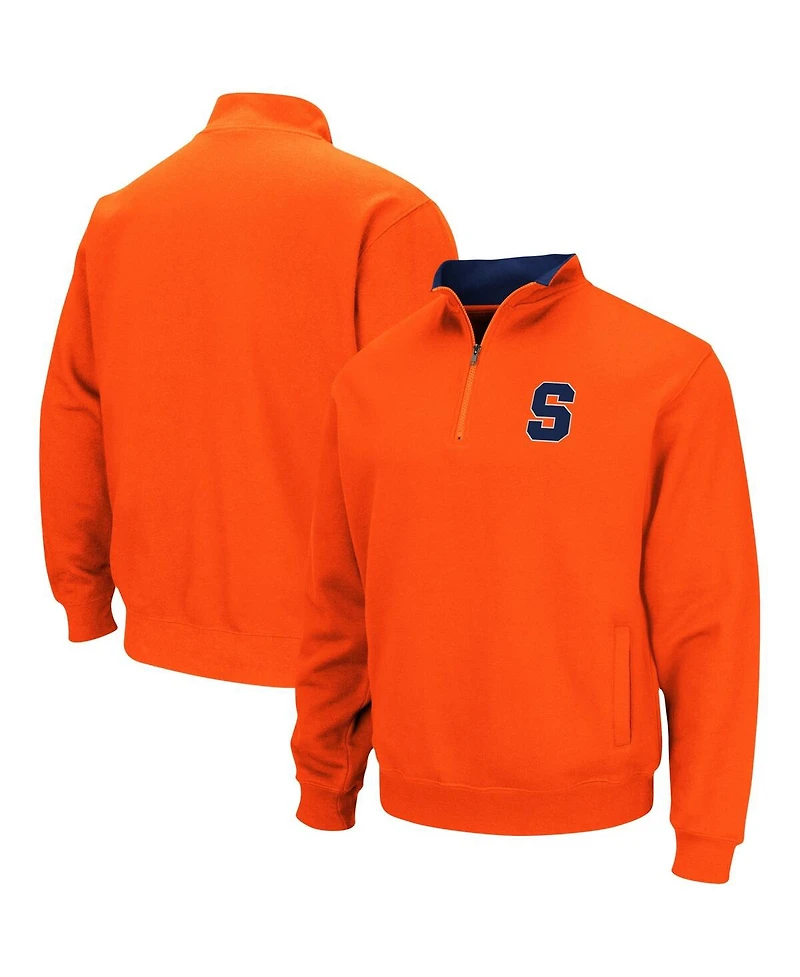 Men's Colosseum Syracuse Orange Tortugas Team Logo Quarter-Zip Jacket