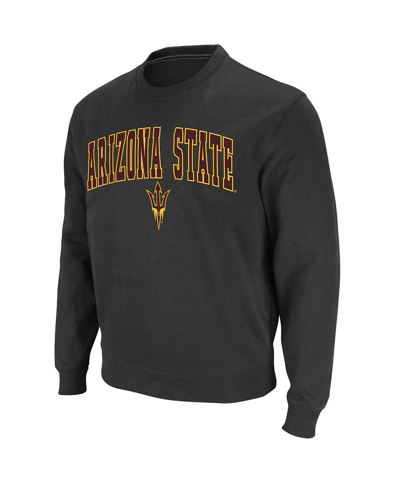 Colosseum Men's Arizona State Sun Devils Arch & Logo Pullover Sweatshirt
