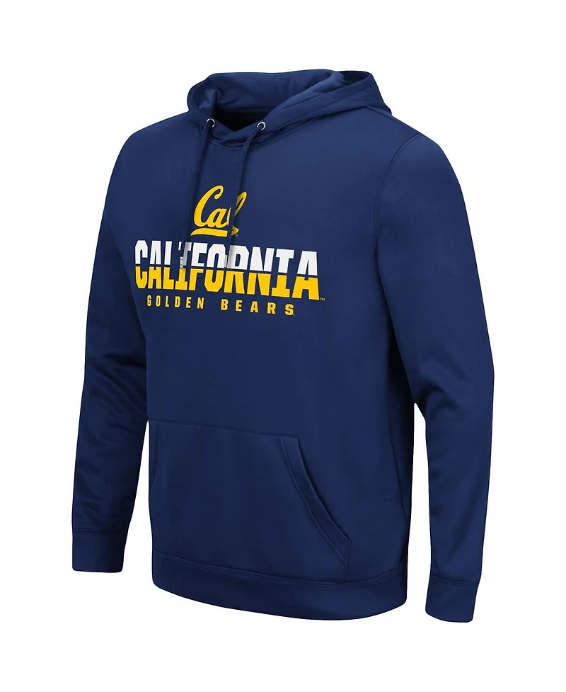 Men's Colosseum Navy Cal Bears Lantern Pullover Hoodie