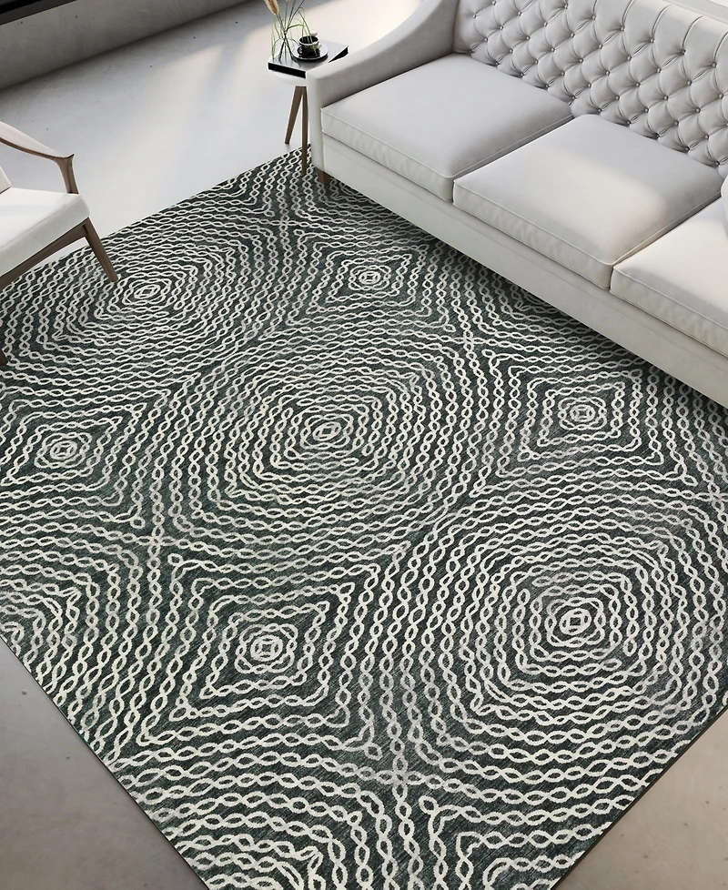 Dalyn Brisbane Washable BR3 5' x 7'6" Area Rug