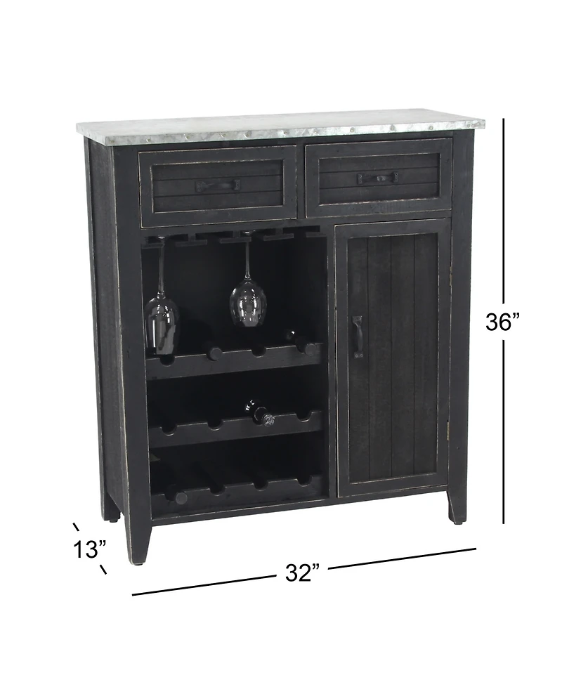 Farmhouse Wood Wine Storage