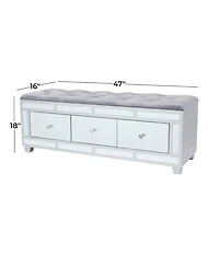 Medium-Density Fibreboard Glam Bench