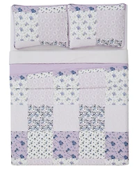 Cannon Elissa Patchwork 3 Piece Quilt Set, King