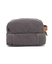 Tsd Brand Stone Creek Waxed Canvas Toiletry Bag