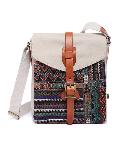 Tsd Brand Four Season Canvas Crossbody Bag