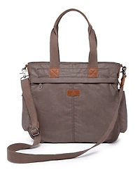 Tsd Brand Urban Light Coated Canvas Tote Bag
